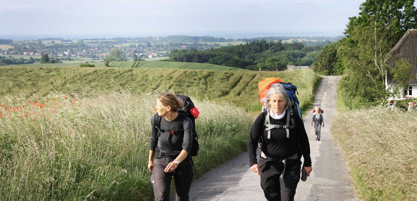 Vandring på Øhavsstien på Sydfyn