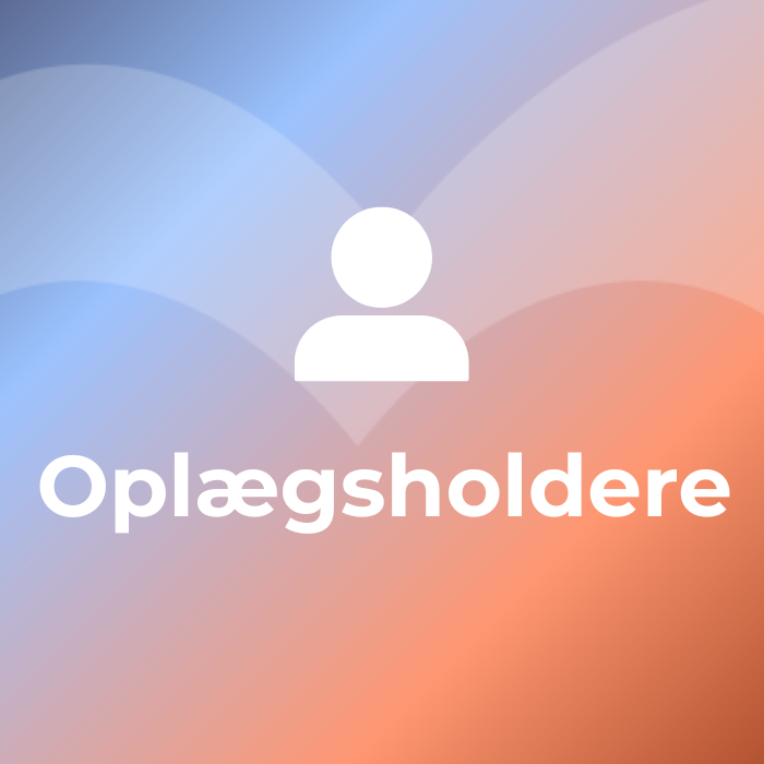 Grafik med teksten Oplægsholdere